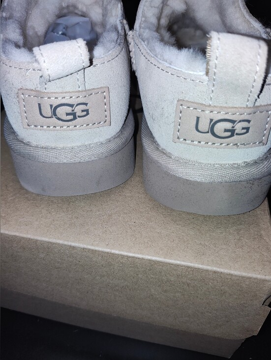 UGG Shoes - UGG Women's Suede Shearling-Lined Slip-Ons in Light Beige